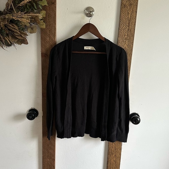 Faded Glory Women's Open Front Cardigan Long Sleeve Black Size Small
VGUC
Bin 14 - Picture 1 of 9